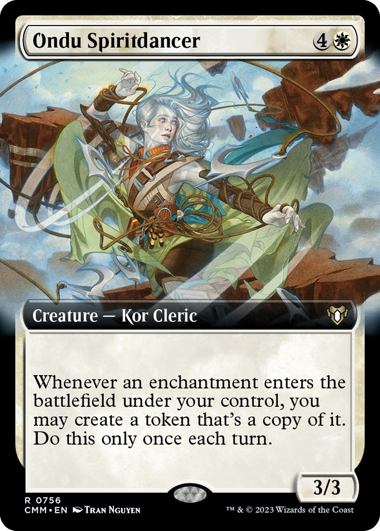 Ondu Spiritdancer (Extended Art) [Commander Masters] - Trinity Hobby
