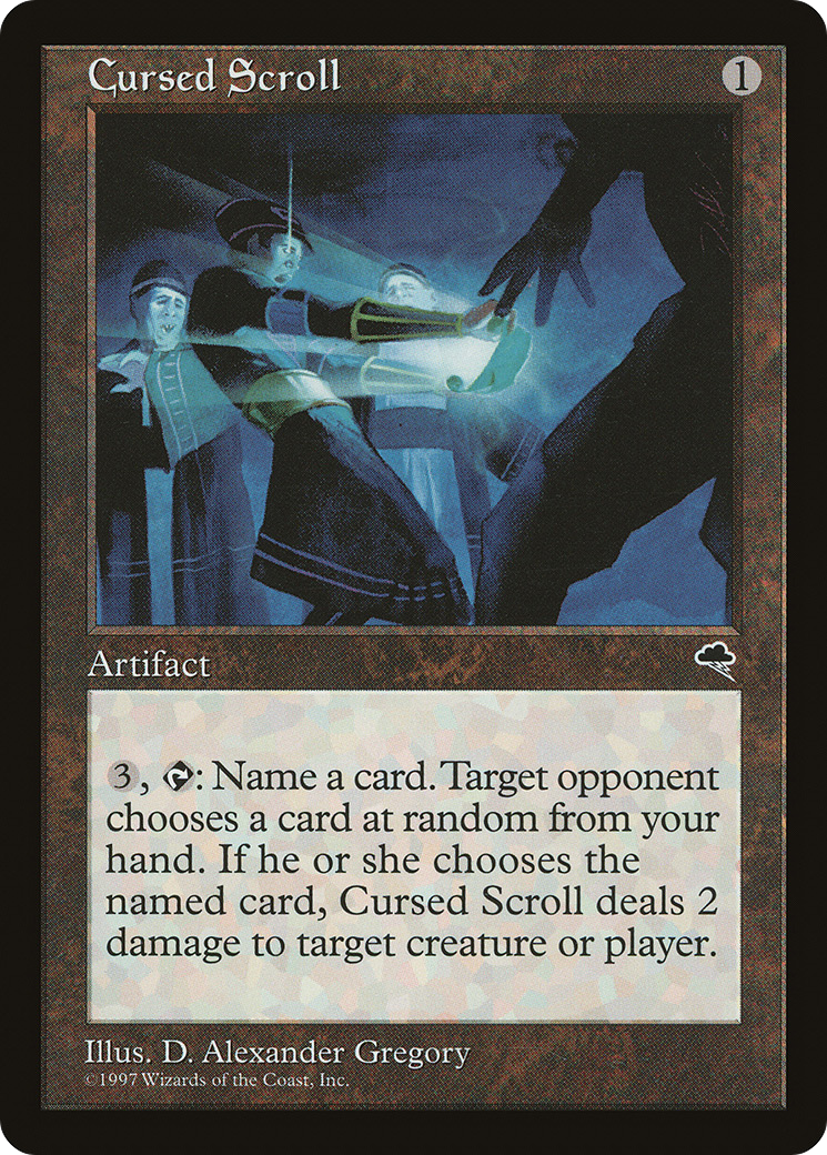 Cursed Scroll [Tempest] - Trinity Hobby