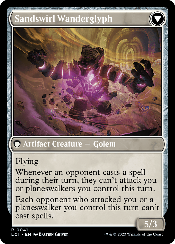 Unstable Glyphbridge // Sandswirl Wanderglyph [The Lost Caverns of Ixalan Prerelease Cards] - Trinity Hobby