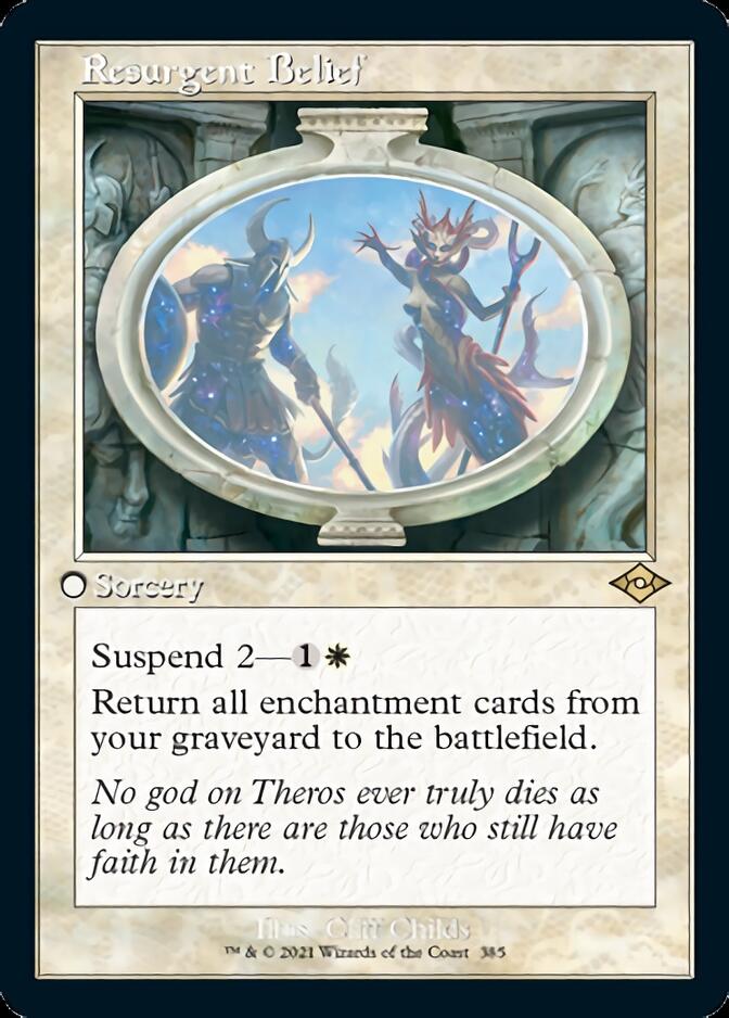 Resurgent Belief (Retro Foil Etched) [Modern Horizons 2] - Trinity Hobby