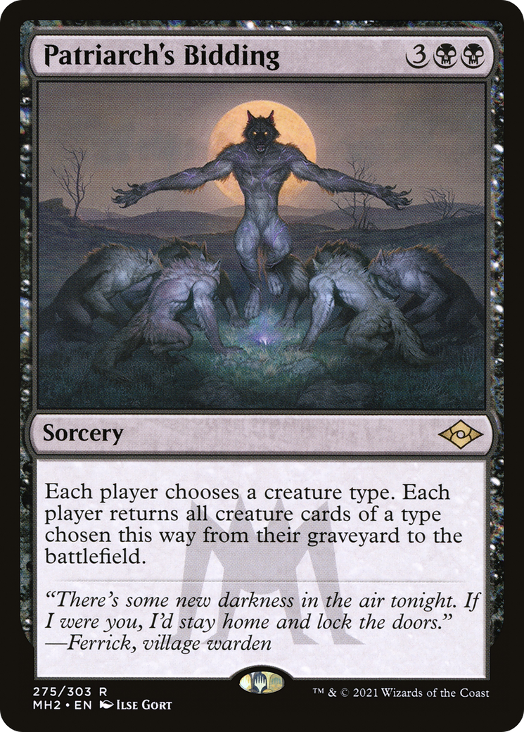 Patriarch's Bidding [Etched Foil]  (MH2-275) - [Modern Horizons 2] - Trinity Hobby