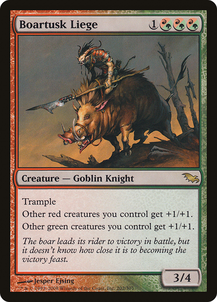 Boartusk Liege [Shadowmoor] - Trinity Hobby