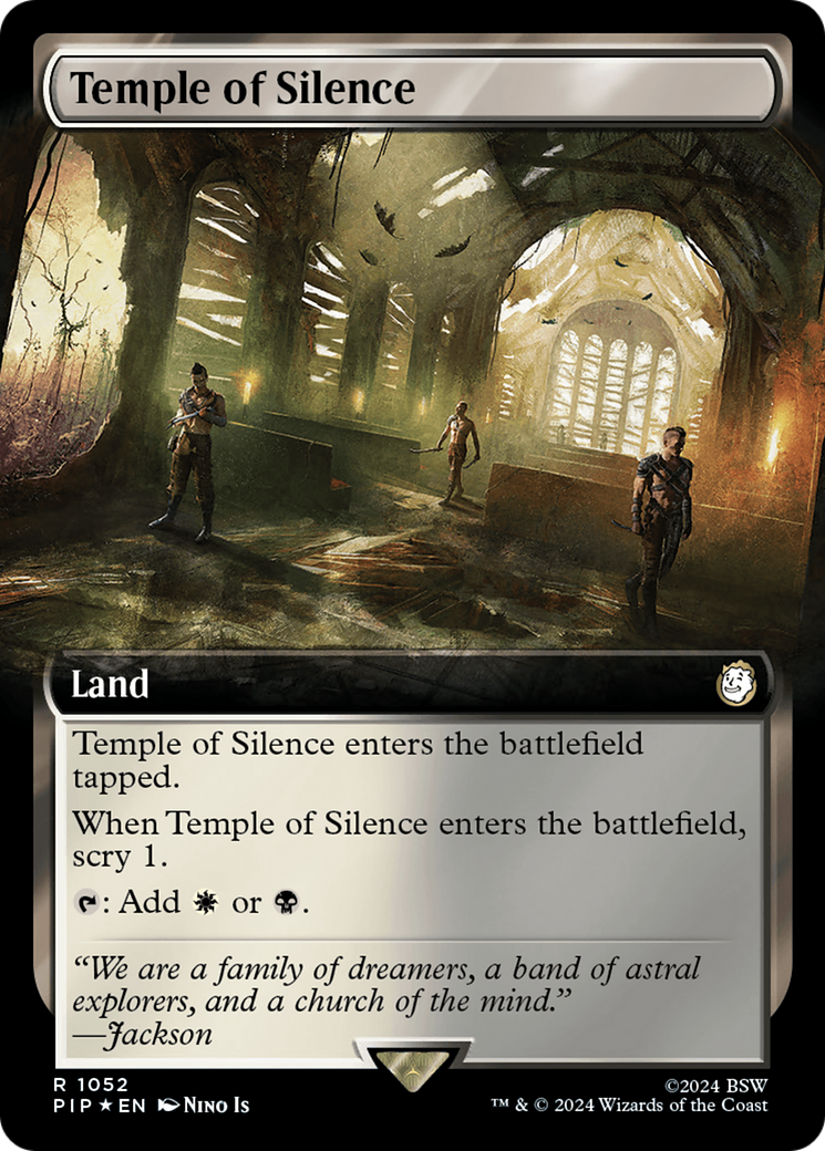 Temple of Silence (Extended Art) (Surge Foil) [Fallout] - Trinity Hobby