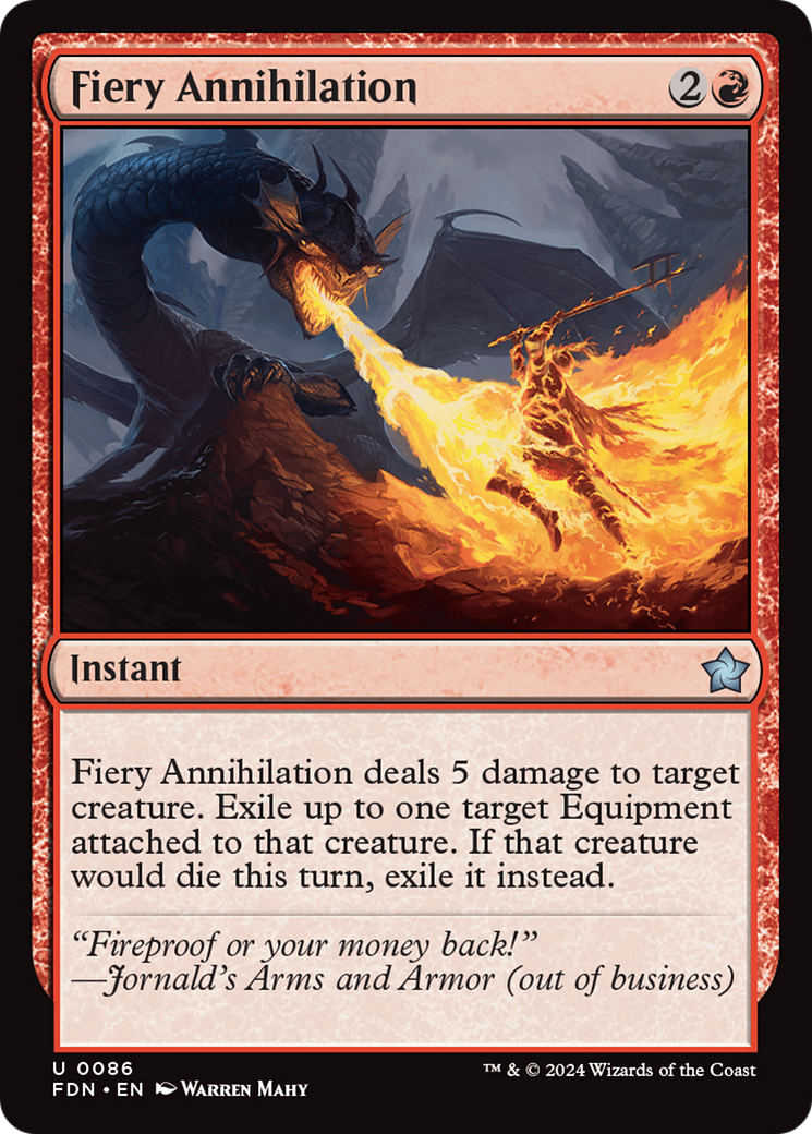Fiery Annihilation [Foundations] - Trinity Hobby