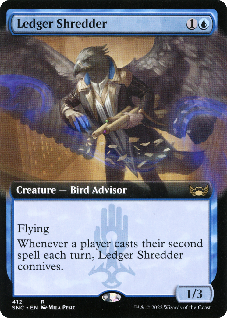 Ledger Shredder (Art étendu) [Rues de New Capenna] 