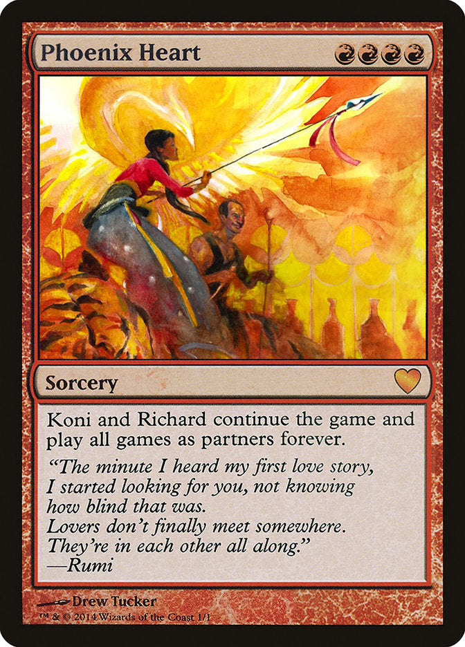 Phoenix Heart [Celebration Cards] - Trinity Hobby