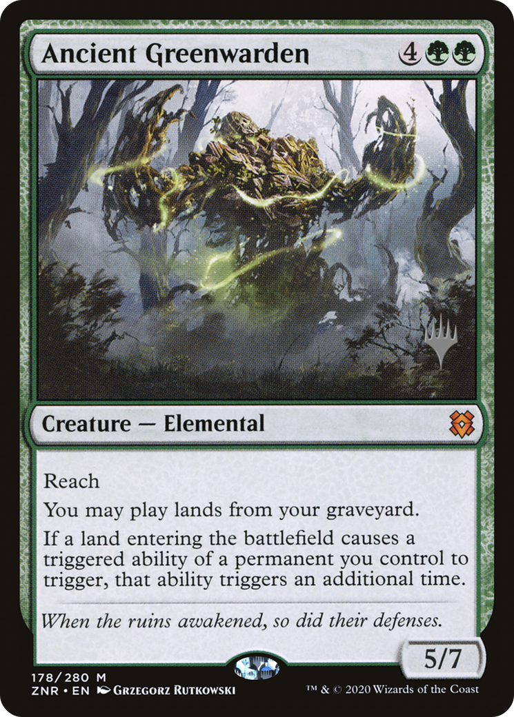 Ancient Greenwarden (Promo Pack) [Zendikar Rising Promos] - Trinity Hobby