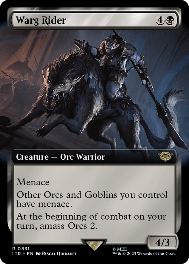 Warg Rider (Extended Art) [The Lord of the Rings: Tales of Middle-Earth] - Trinity Hobby