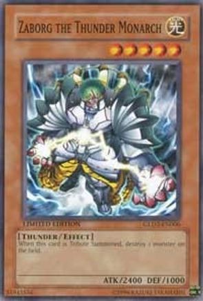 Zaborg the Thunder Monarch [GLD2-EN006] Common - Trinity Hobby
