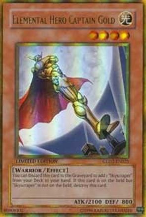 Elemental Hero Captain Gold [GLD2-EN025] Ultra Rare - Trinity Hobby
