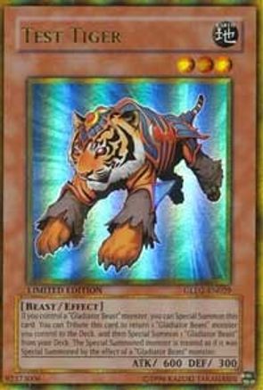 Test Tiger [GLD2-EN029] Ultra Rare - Trinity Hobby
