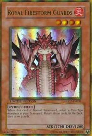 Royal Firestorm Guards [GLD2-EN030] Ultra Rare - Trinity Hobby