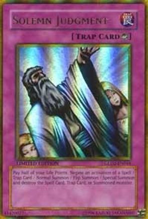 Solemn Judgment [GLD2-EN044] Ultra Rare - Trinity Hobby