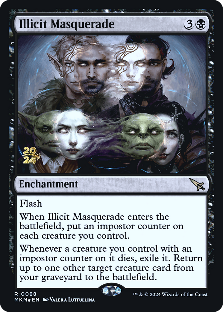Illicit Masquerade [Murders at Karlov Manor Prerelease Promos] - Trinity Hobby