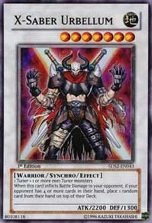 X-Saber Urbellum [5DS2-EN043] Super Rare - Trinity Hobby