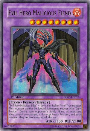 Evil Hero Malicious Fiend [DP06-EN013] Ultra Rare - Trinity Hobby