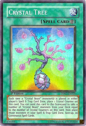 Crystal Tree [DP07-EN020] Super Rare - Trinity Hobby