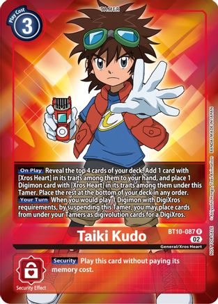 Taiki Kudo [BT10-087] (Box Topper) [Xros Encounter] - Trinity Hobby