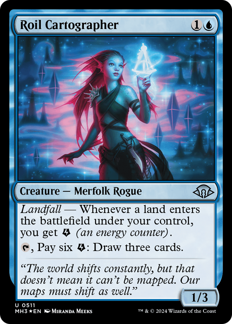 Roil Cartographer (Ripple Foil) [Modern Horizons 3] - Trinity Hobby
