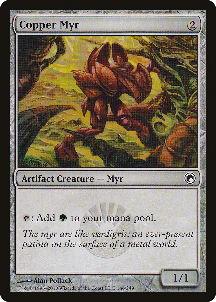 Copper Myr [Scars of Mirrodin] - Trinity Hobby