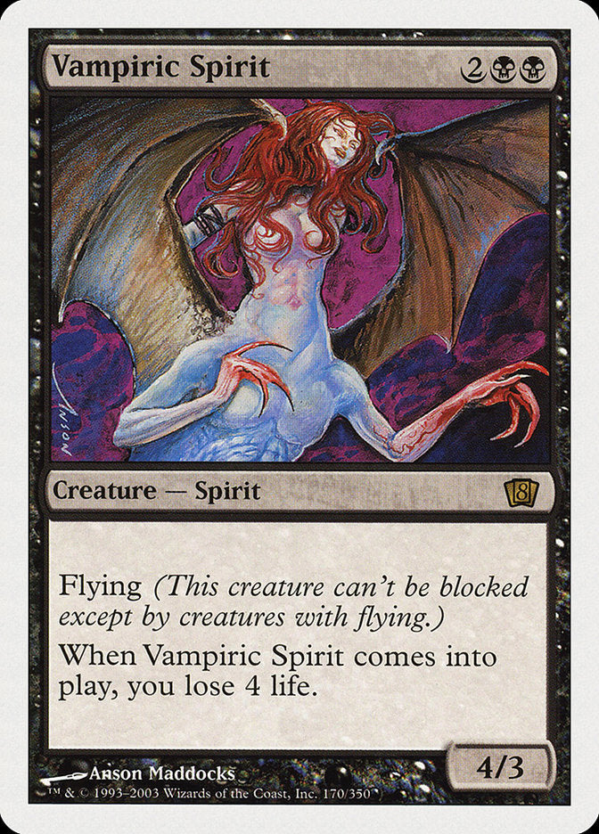 Vampiric Spirit (8th Edition) [Oversize Cards] - Trinity Hobby