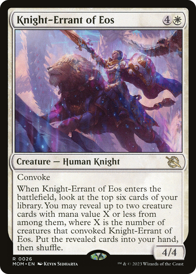 Knight-Errant of Eos [March of the Machine] - Trinity Hobby