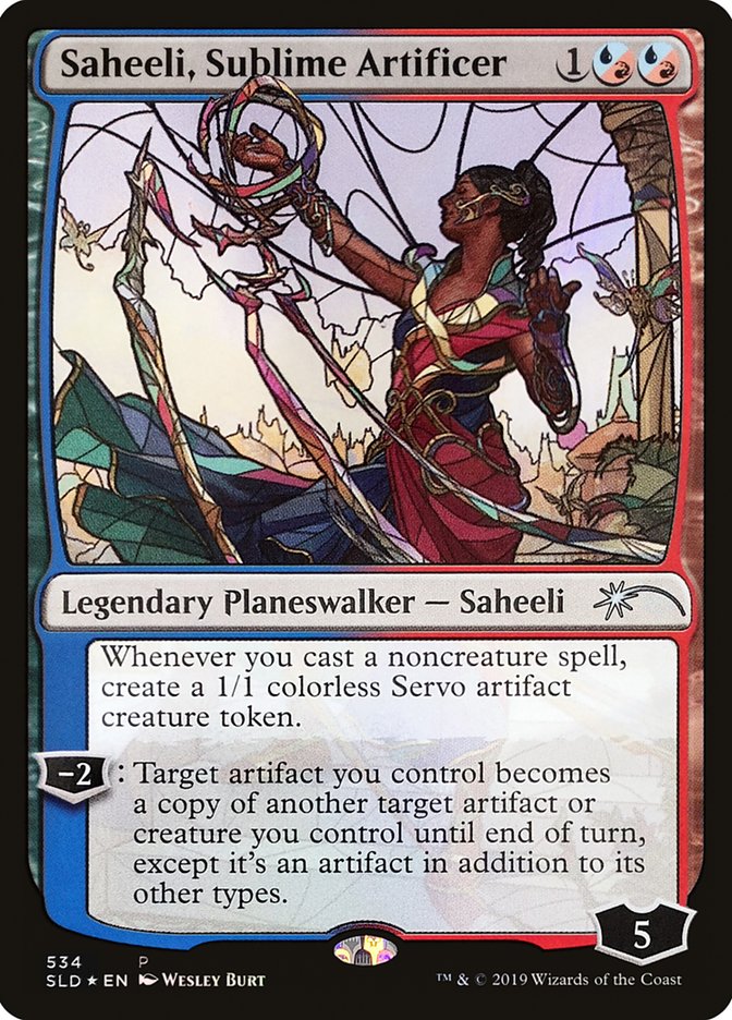 Saheeli, Sublime Artificer (Stained Glass) [Secret Lair Drop Promos] - Trinity Hobby