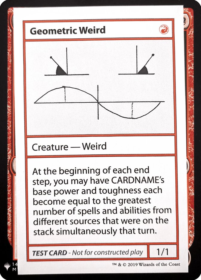 Geometric Weird [Mystery Booster Playtest Cards] - Trinity Hobby