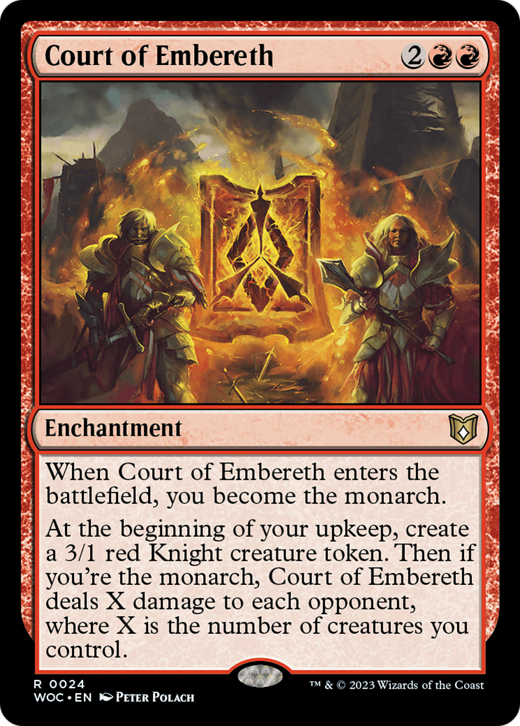 Court of Embereth [Wilds of Eldraine Commander] - Trinity Hobby