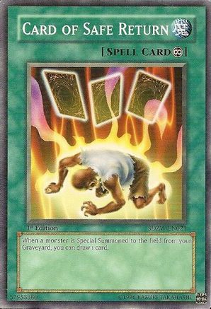 Card of Safe Return [SDZW-EN021] Common - Trinity Hobby