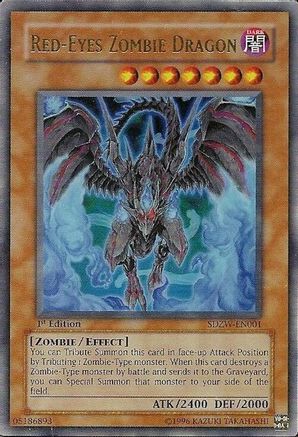 Red-Eyes Zombie Dragon [SDZW-EN001] Ultra Rare - Trinity Hobby