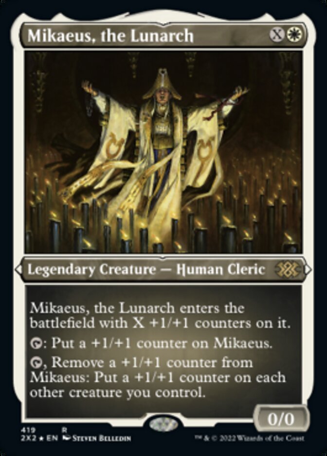 Mikaeus, the Lunarch (Foil Etched) [Double Masters 2022] - Trinity Hobby