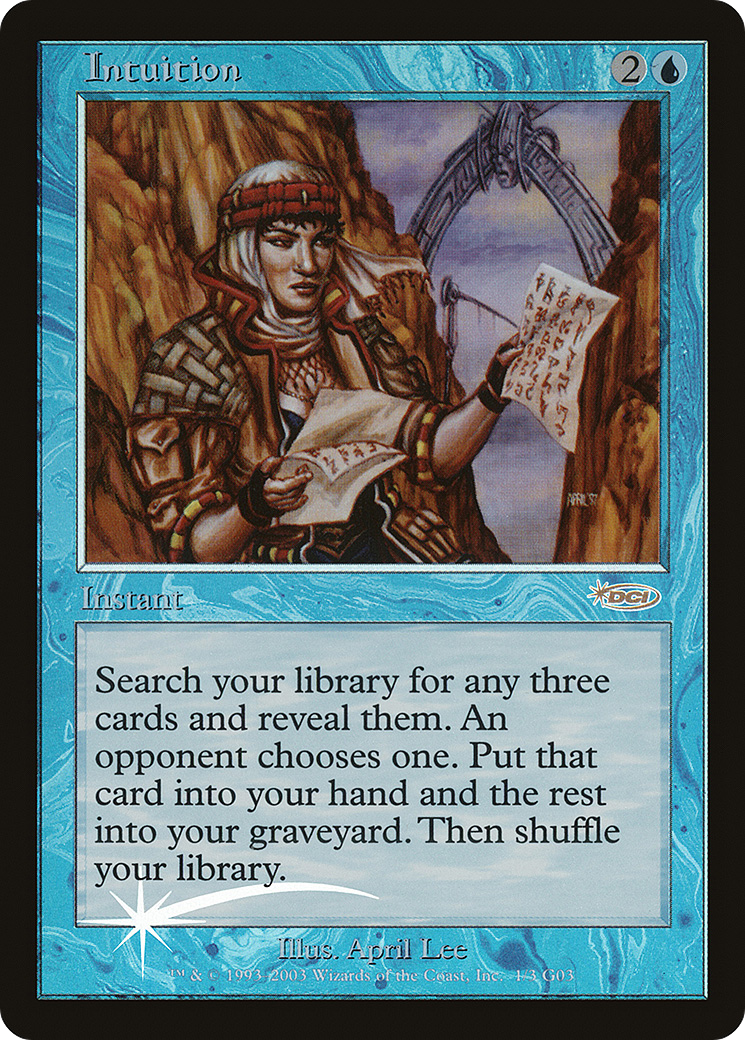 Intuition [Cartes-cadeaux des juges 2003] 