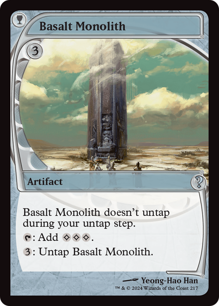 Basalt Monolith (Future Sight) [Mystery Booster 2] - Trinity Hobby