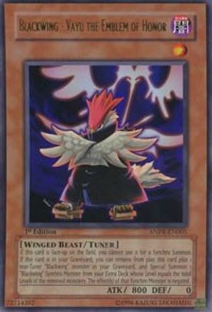 Blackwing - Vayu the Emblem of Honor [ANPR-EN005] Ultra Rare - Trinity Hobby