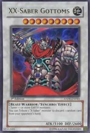 XX-Saber Gottoms [ANPR-EN044] Ultra Rare - Trinity Hobby