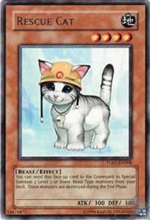 Rescue Cat [TU01-EN008] Rare - Trinity Hobby