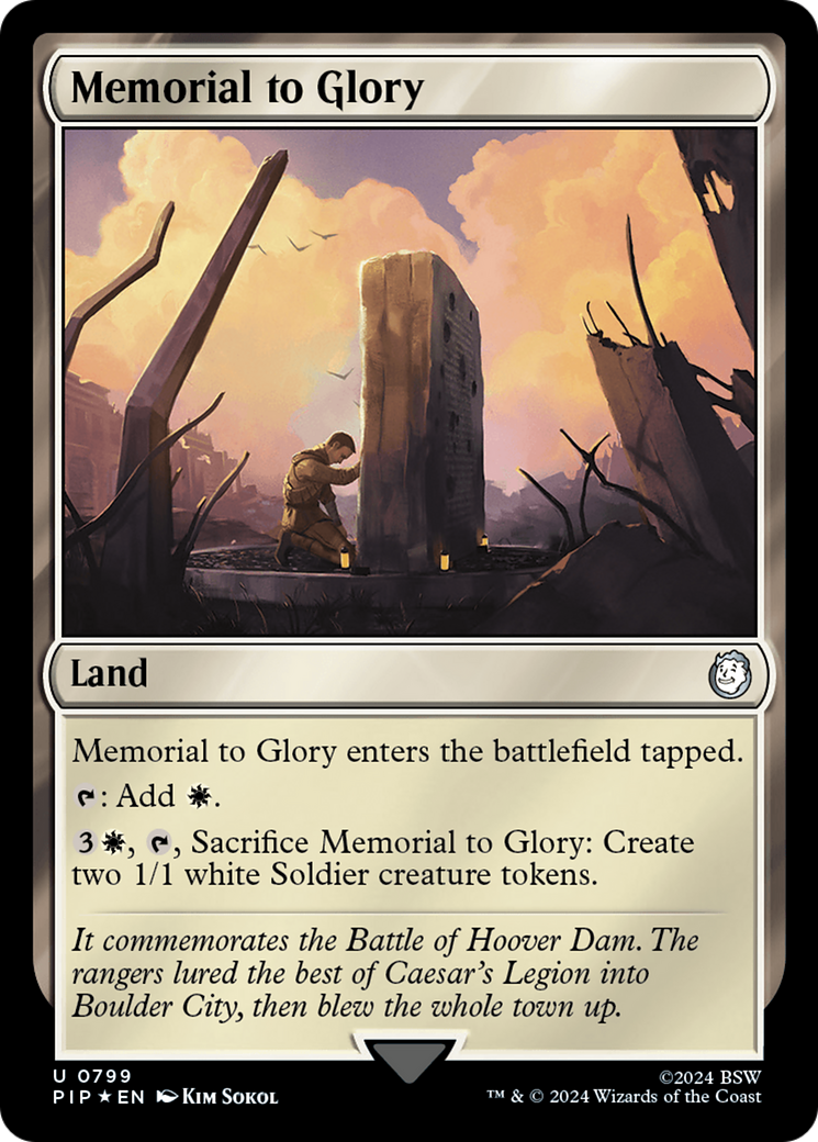 Memorial to Glory (Surge Foil) [Fallout] - Trinity Hobby