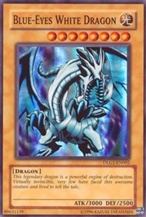 Blue-Eyes White Dragon [DLG1-EN002] Super Rare - Trinity Hobby