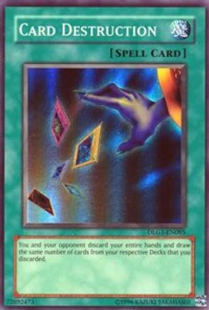 Card Destruction [DLG1-EN085] Super Rare - Trinity Hobby
