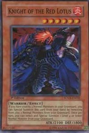 Knight of the Red Lotus [SOVR-EN032] Super Rare - Trinity Hobby