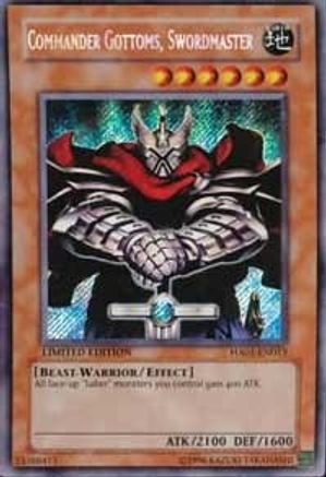 Commander Gottoms, Swordmaster [HA01-EN013] Secret Rare - Trinity Hobby
