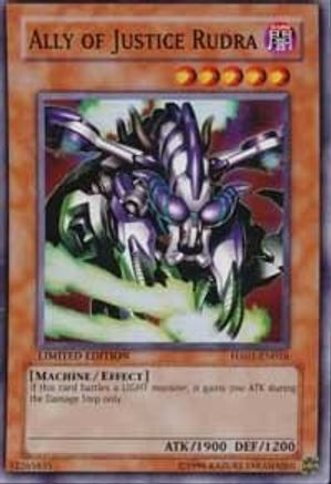 Ally of Justice Rudra [HA01-EN016] Super Rare - Trinity Hobby