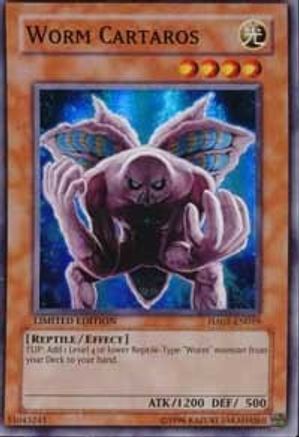 Worm Cartaros [HA01-EN019] Super Rare - Trinity Hobby