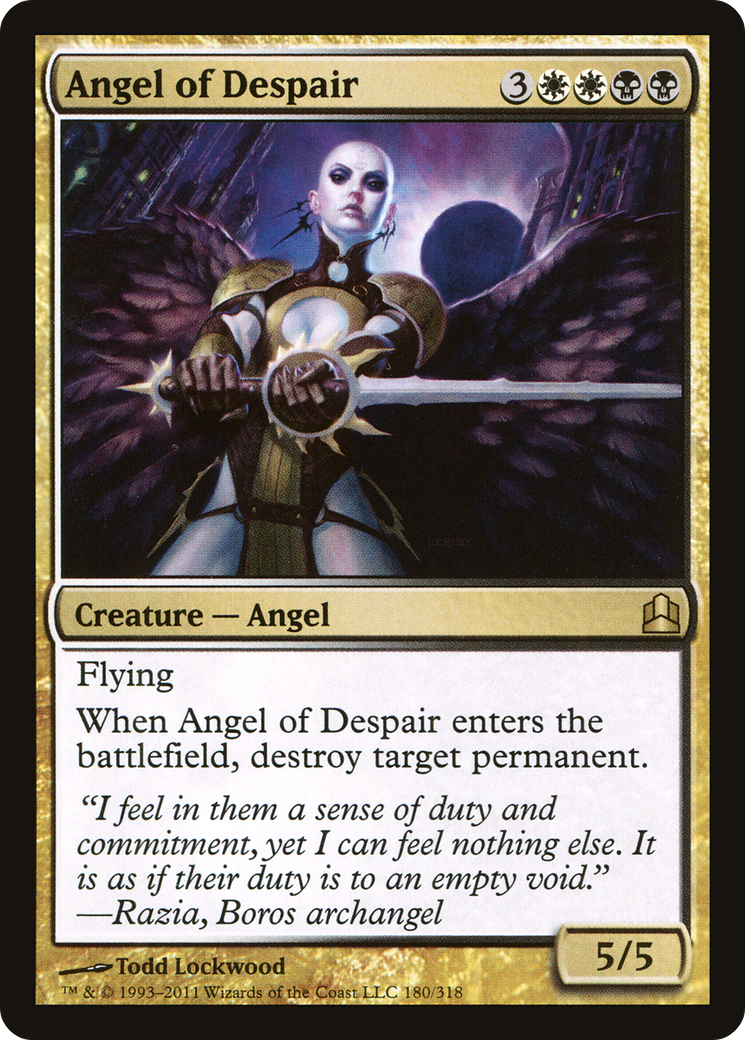 Angel of Despair [Commander 2011] - Trinity Hobby