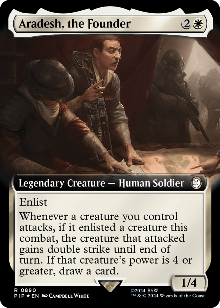 Aradesh, the Founder (Extended Art) (Surge Foil) [Fallout] - Trinity Hobby