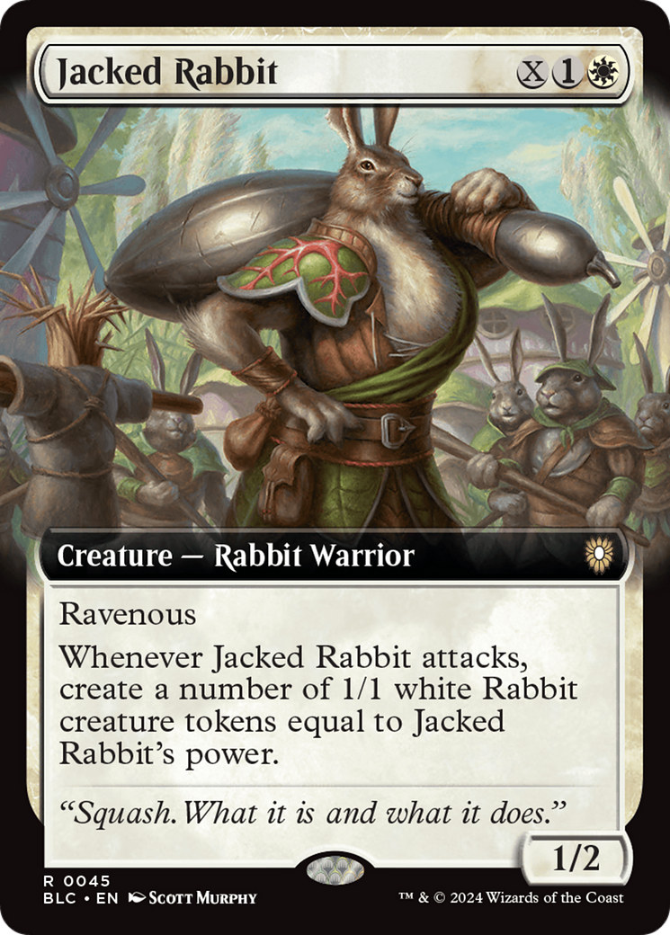 Jacked Rabbit (Extended Art) [Bloomburrow Commander] - Trinity Hobby