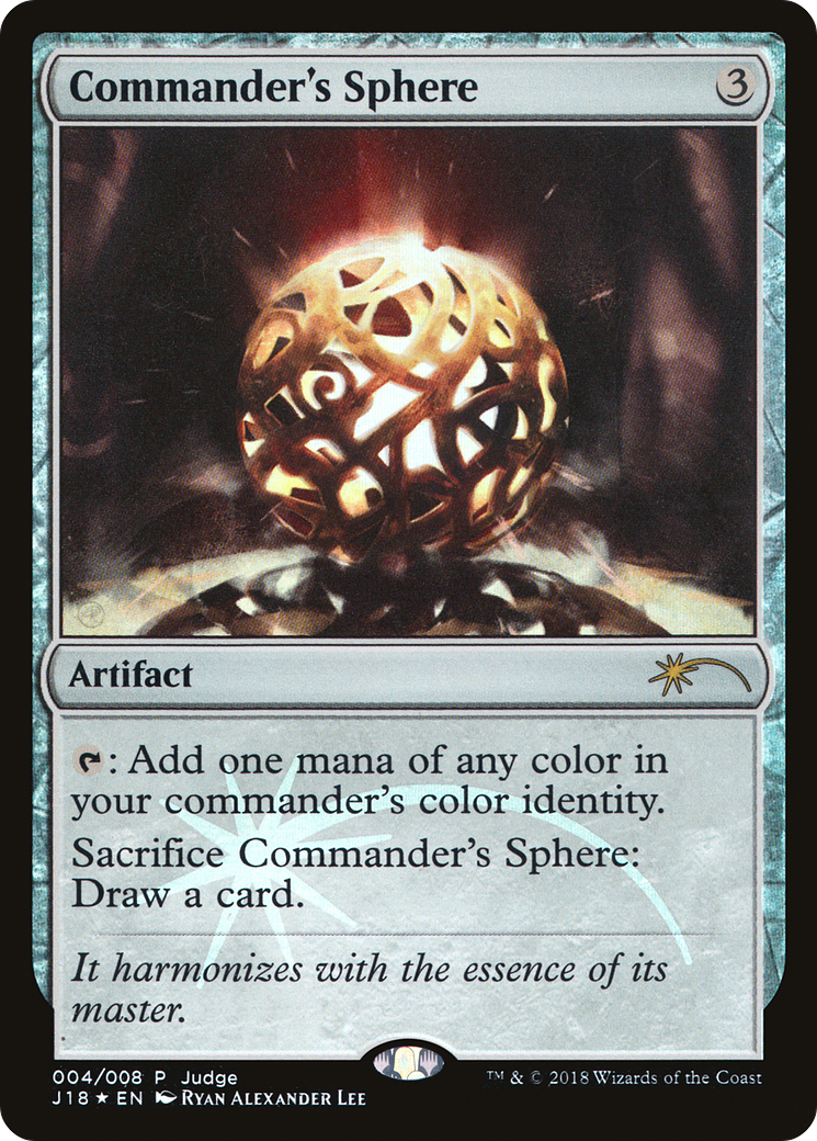 Commander's Sphere [Judge Gift Cards 2018] - Trinity Hobby