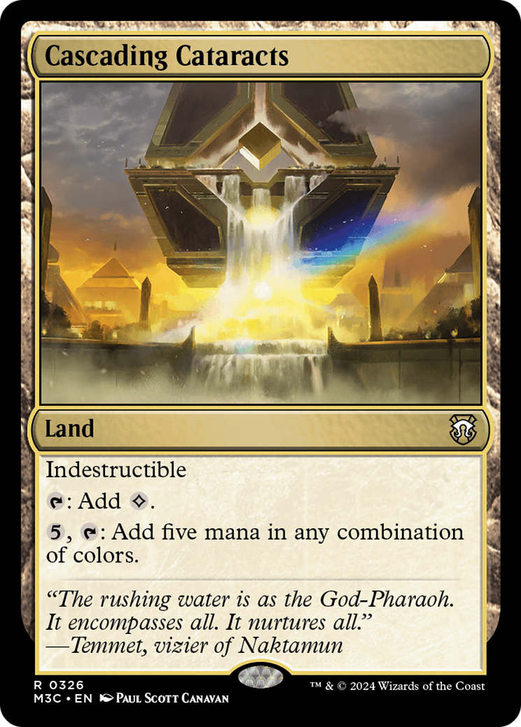 Cascading Cataracts  [Foil]  (M3C-326) - [Modern Horizons 3 Commander] - Trinity Hobby