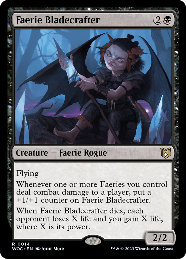 Faerie Bladecrafter [Wilds of Eldraine Commander] - Trinity Hobby